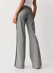 adidas Originals Grey Flare Denim Jeans - Image 3 of 6