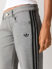 adidas Originals Grey Flare Denim Jeans - Image 4 of 6