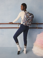 Cath Kidston Navy Butterfly Bloom Compact Backpack - Image 3 of 11