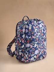 Cath Kidston Navy Butterfly Bloom Compact Backpack - Image 5 of 11
