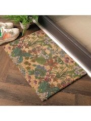 Artsy Mats Brown Language of Flowers x Celia Battaini Doormat - Image 2 of 13