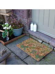 Artsy Mats Brown Language of Flowers x Celia Battaini Doormat - Image 3 of 13