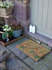 Artsy Mats Brown Language of Flowers x Celia Battaini Doormat - Image 6 of 13