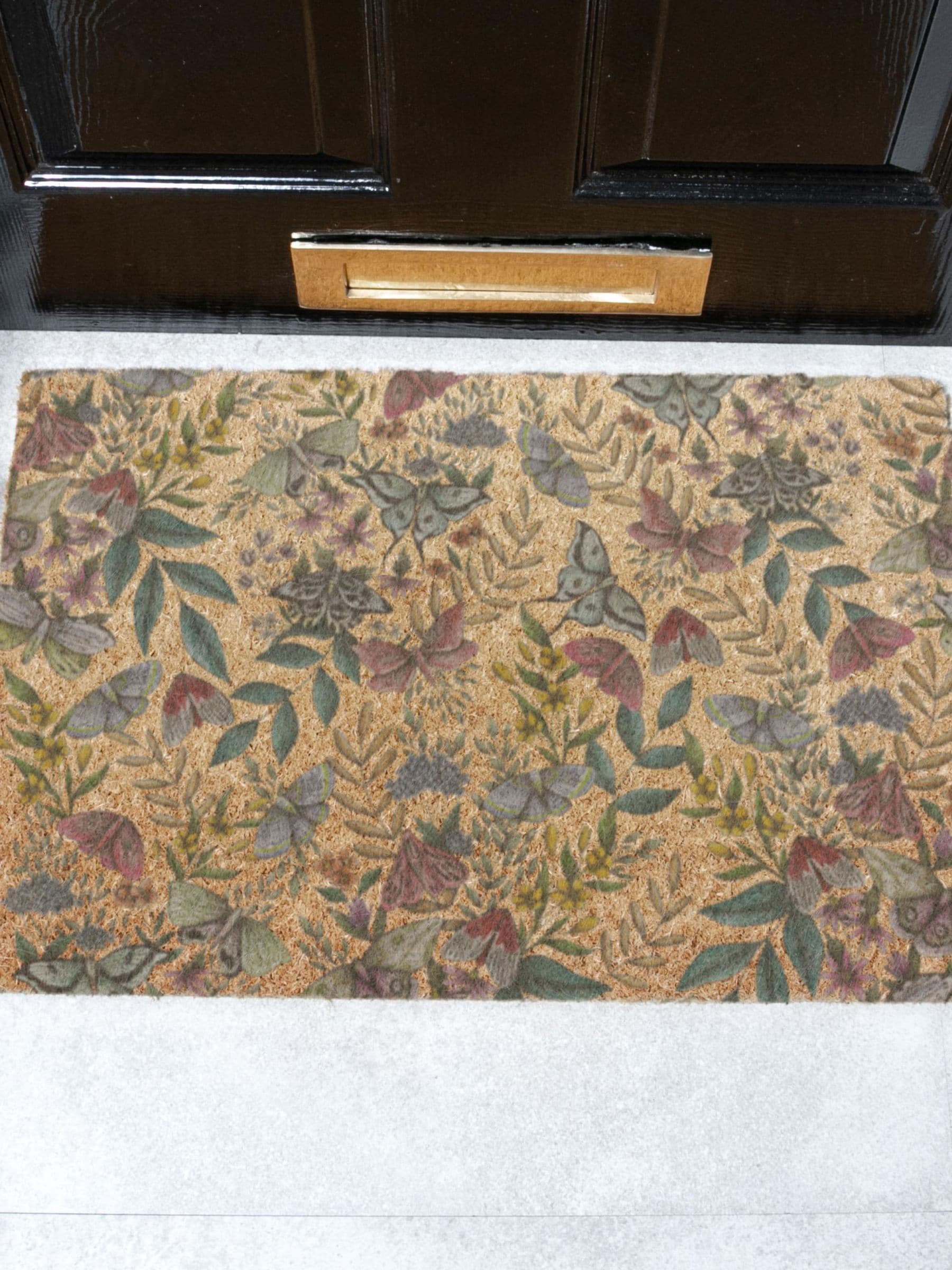 Artsy Mats Brown Midnight Garden x Celia Battaini Doormat