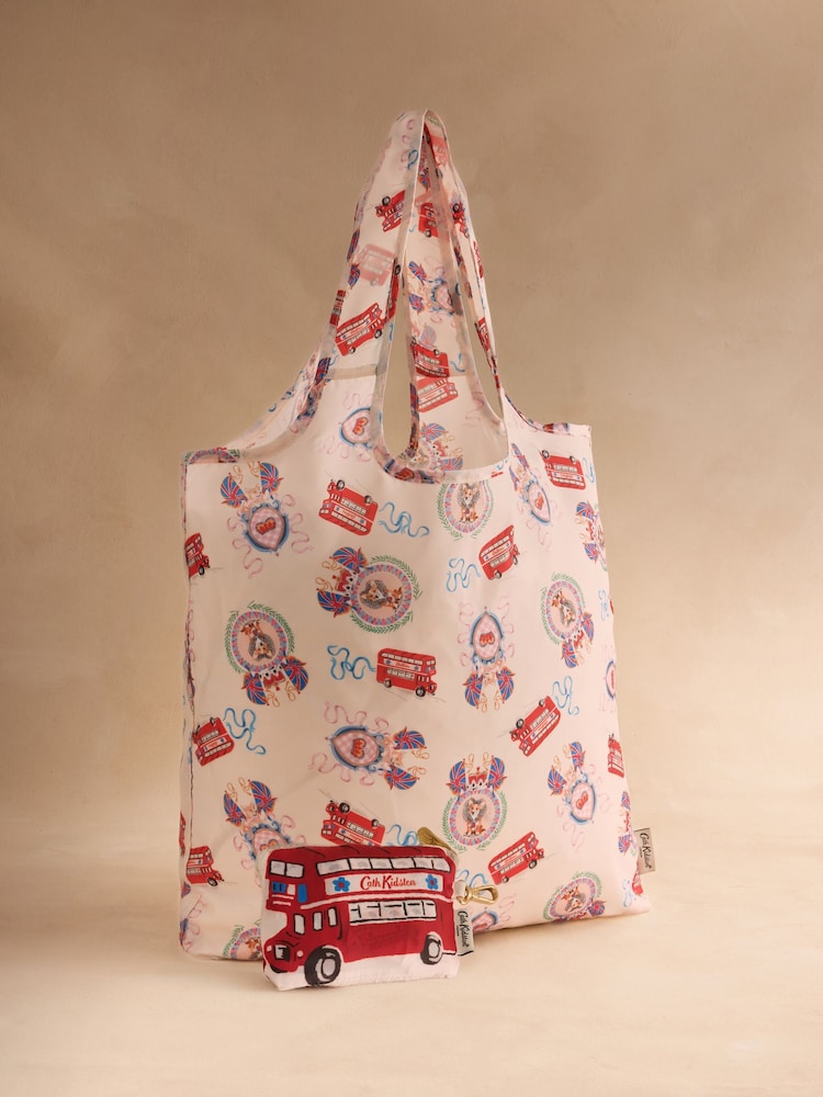 Sac fourre-tout pliable à clipser Cath Kidston - Image 1 de 3 Sac fourre-tout pliable à clipser Cath Kidston - Image 1 de 3