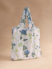 Cath Kidston Blue Climbing Rose Foldaway Shopper - Image 1 of 3