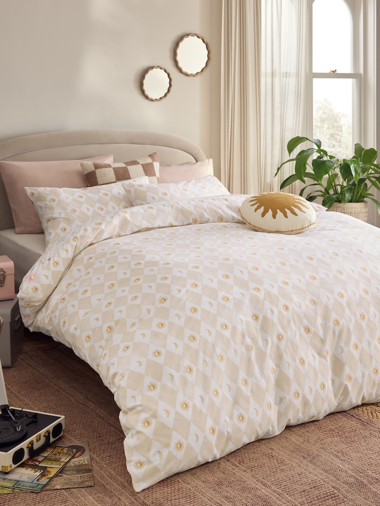 Multi Horoscopes Reversible Duvet Cover and PIllowcase Set - Image 2 of 6 Multi Horoscopes Reversible Duvet Cover and PIllowcase Set - Image 2 of 6