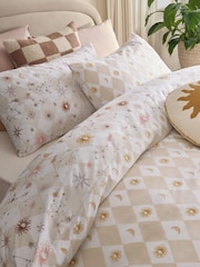 Multi Horoscopes Reversible Duvet Cover and PIllowcase Set - Image 3 of 6