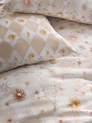 Multi Horoscopes Reversible Duvet Cover and PIllowcase Set - Image 4 of 6