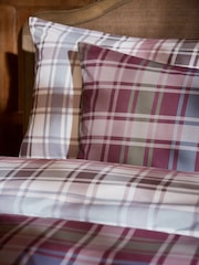 2 Pack Red Green Christmas Check Reversible Bed Sets - Image 6 of 13