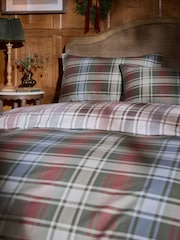 2 Pack Red Green Christmas Check Reversible Bed Sets - Image 8 of 13