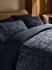 Juego de Ropa de cama con textura de terciopelo de leopardo, Funda de edredón y funda de almohada. - Imagen 1 de 5