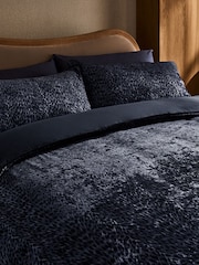 Juego de Ropa de cama con textura de terciopelo de leopardo, Funda de edredón y funda de almohada. - Imagen 3 de 5
