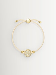 Tory Burch White Icon Slider Bracelet - Image 1 of 2