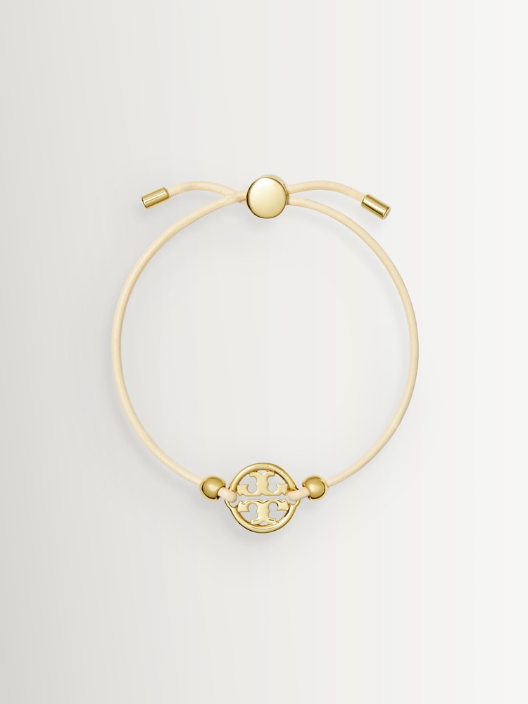 Tory Burch White Icon Slider Bracelet - Image 1 of 2