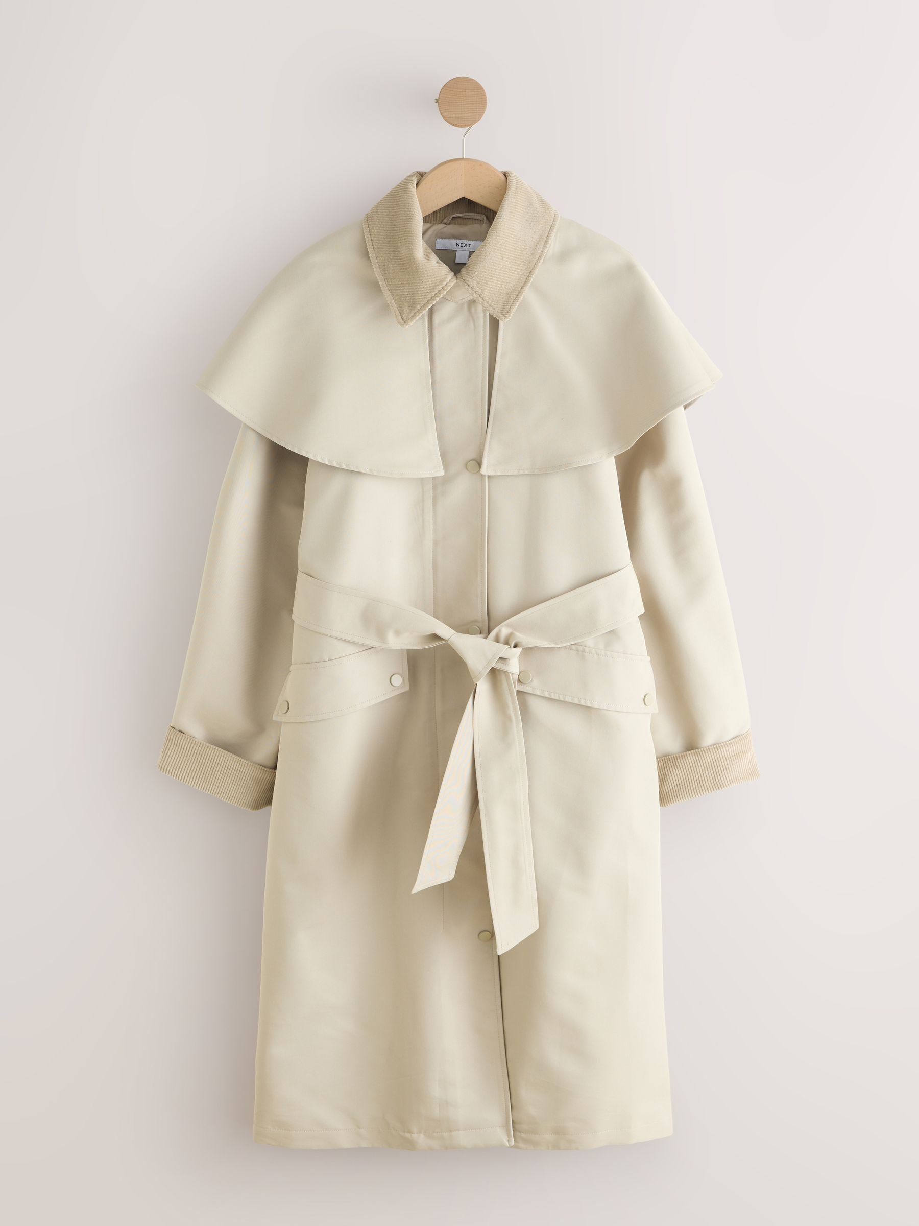 Buy Stone Cape Trench Coat from the Next UK online shop