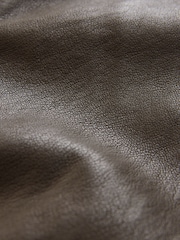 Olive Green Faux Leather Jacket - Image 7 of 7