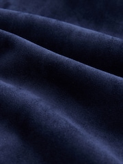Navy Faux Suede Funnel Jacket - Image 7 of 9