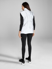 Aztec Diamond Silver Heavy Quilted Gilet - Image 2 of 6