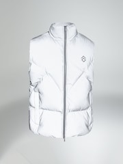 Aztec Diamond Silver Heavy Quilted Gilet - Image 5 of 6