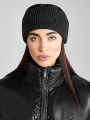 Aztec Diamond Black Knitted Headband - Image 2 of 4