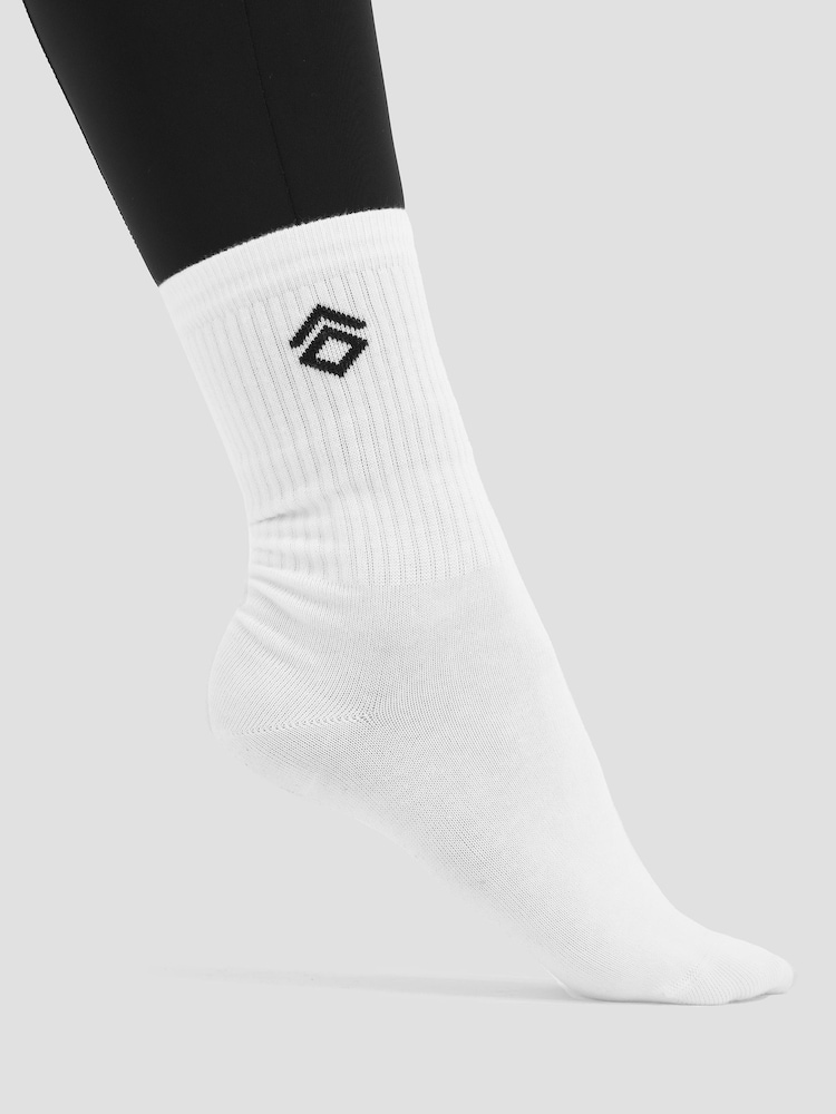 Aztec Diamond White Sport Socks Twin Pack - Image 2 of 3 Aztec Diamond White Sport Socks Twin Pack - Image 2 of 3