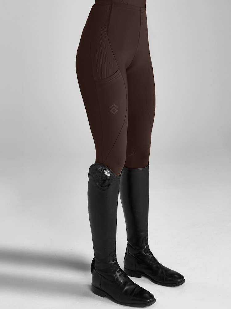 Buy Aztec Diamond Brown Knee Grip Core Leggings from Next South Africa