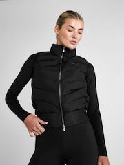 Aztec Diamond Black Lightweight Gilet - Image 1 of 8