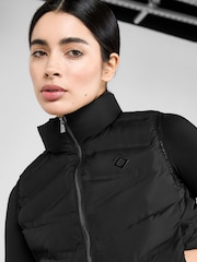 Aztec Diamond Black Lightweight Gilet - Image 4 of 8