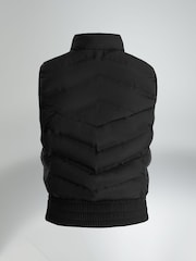 Aztec Diamond Black Lightweight Gilet - Image 8 of 8