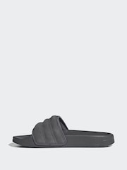 adidas Grey ADILETTE NO SHOWER SANDALS - Image 2 of 9
