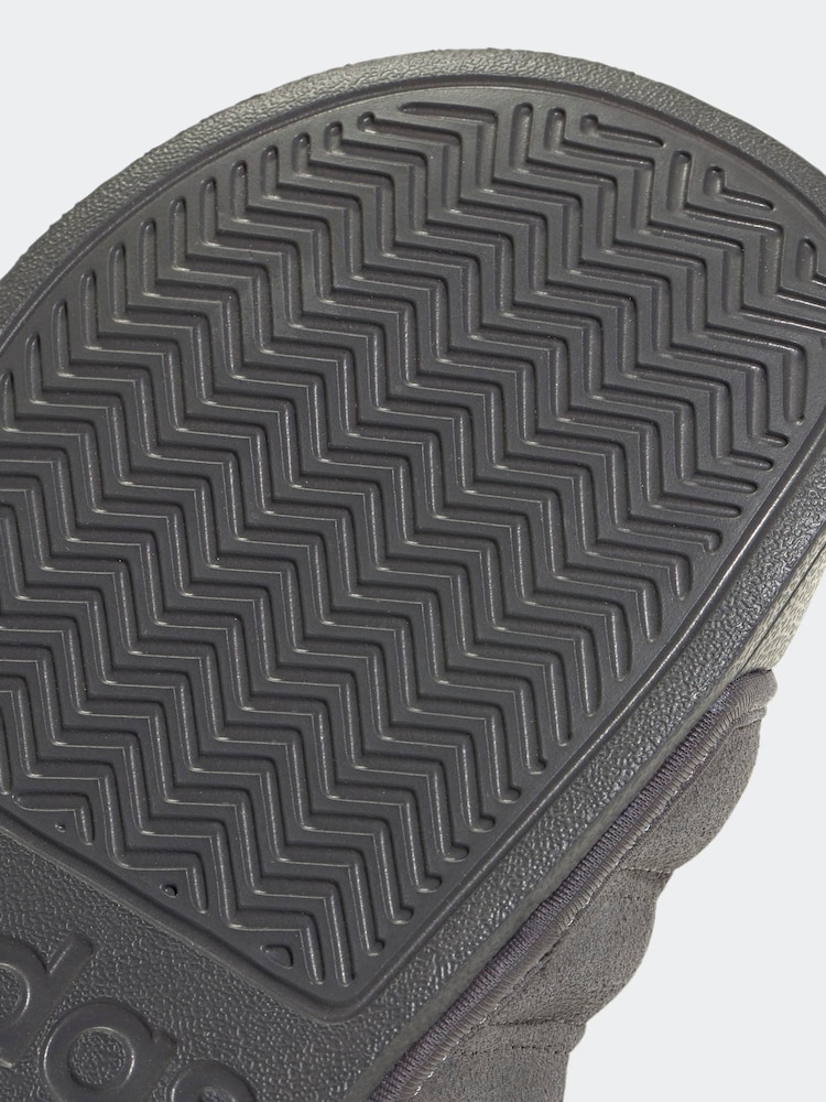 adidas Grey ADILETTE NO SHOWER SANDALS - Image 9 of 9 adidas Grey ADILETTE NO SHOWER SANDALS - Image 9 of 9