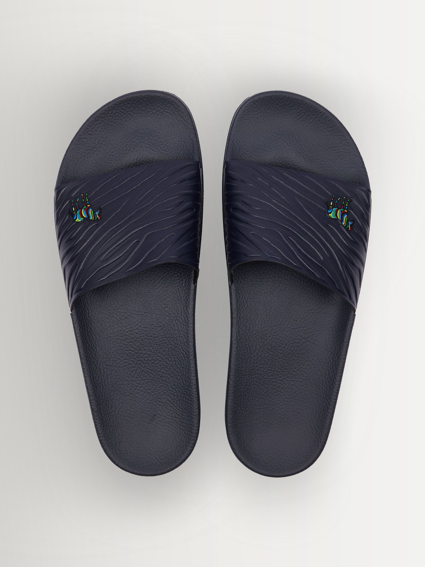 Buy PS Paul Smith Blue Zed Zebra Sliders from Next USA