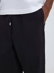 River Island Black Wide Leg Essential Joggers - Image 4 of 4