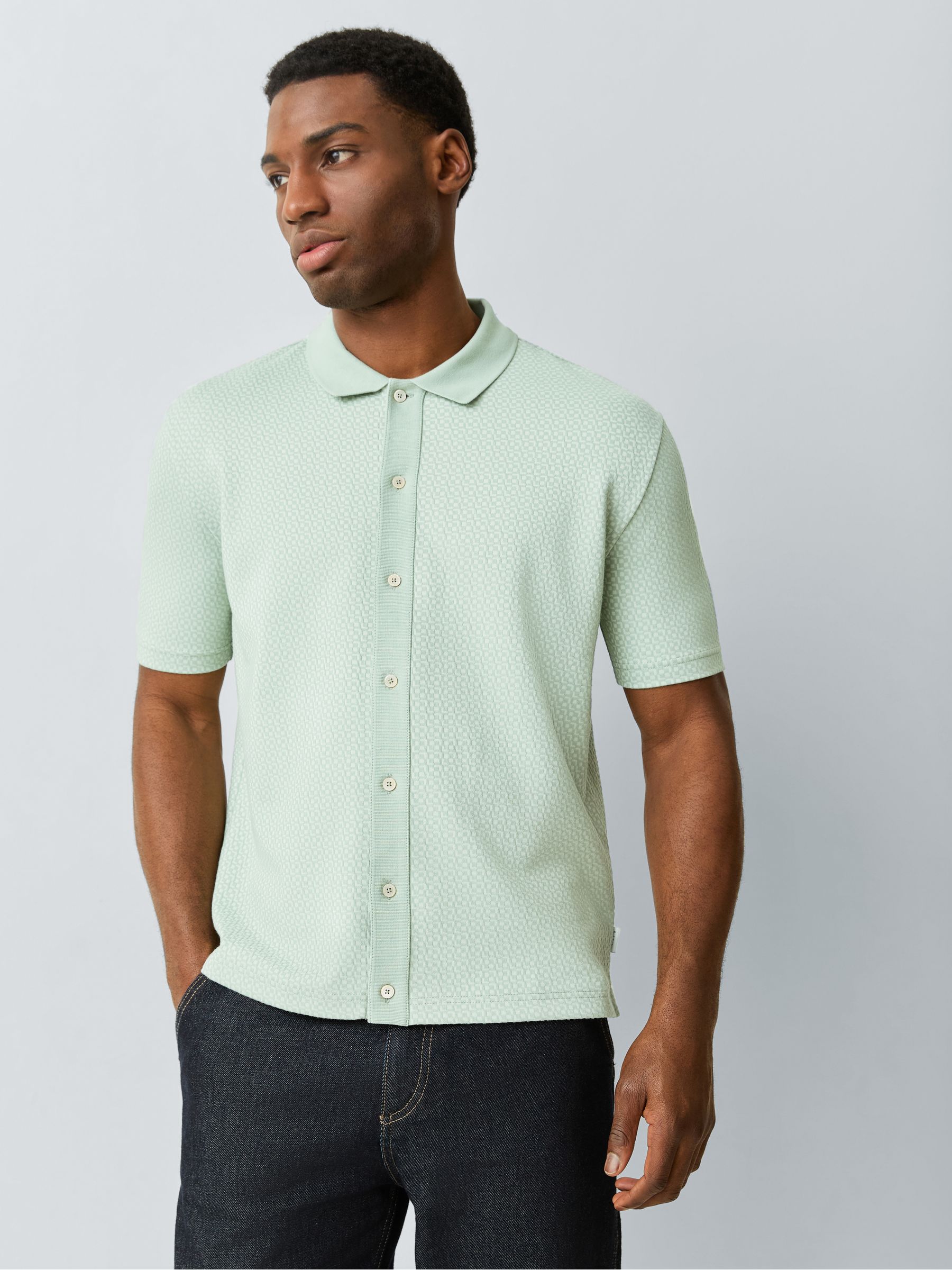 Next：日本 ミントグリーン - PS Paul Smith Jersey Tipped Button