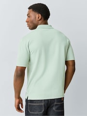 PS Paul Smith Green Button Through Polo Shirt - Image 3 of 6