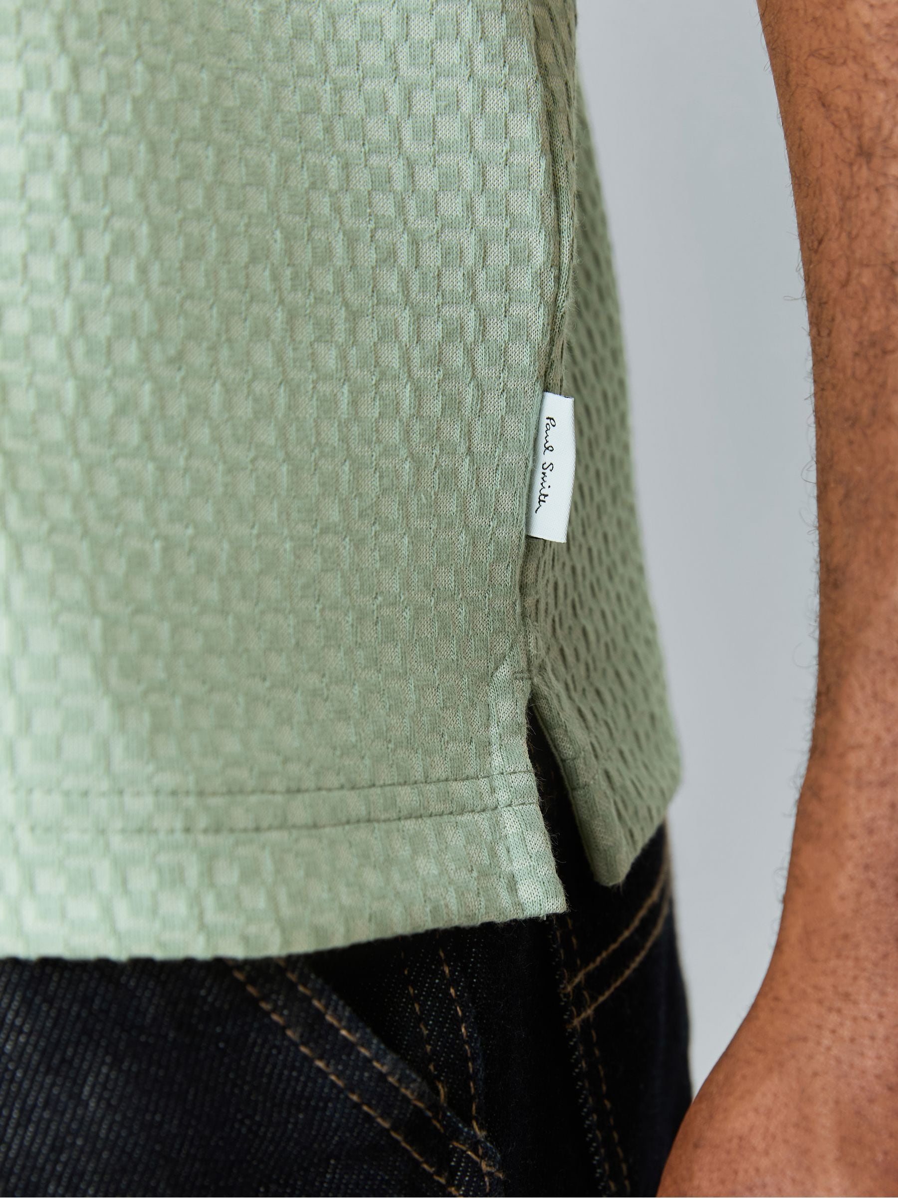 Next：日本 ミントグリーン - PS Paul Smith Jersey Tipped Button
