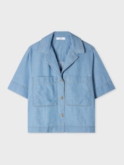 PS Paul Smith Blue Short Sleeve Button Through Shirt - Image 2 of 7
