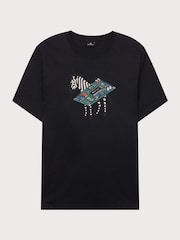 PS Paul Smith Black Circuit Zebra Graphic T-Shirt - Image 1 of 1