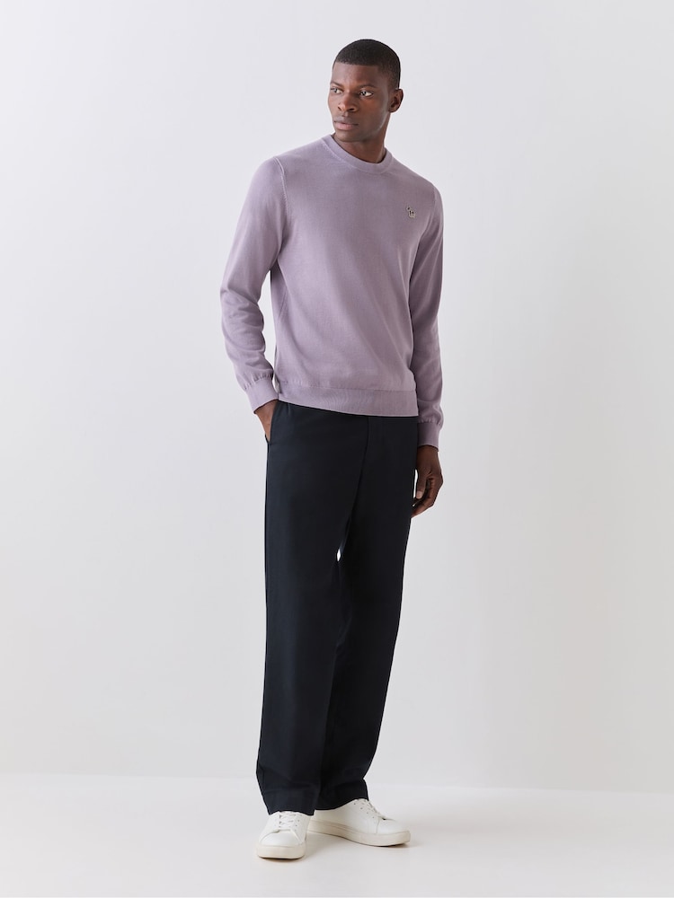 PS Paul Smith Purple Crew Neck Jumper - Image 2 of 5