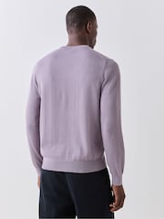 PS Paul Smith Purple Crew Neck Jumper - Image 3 of 5