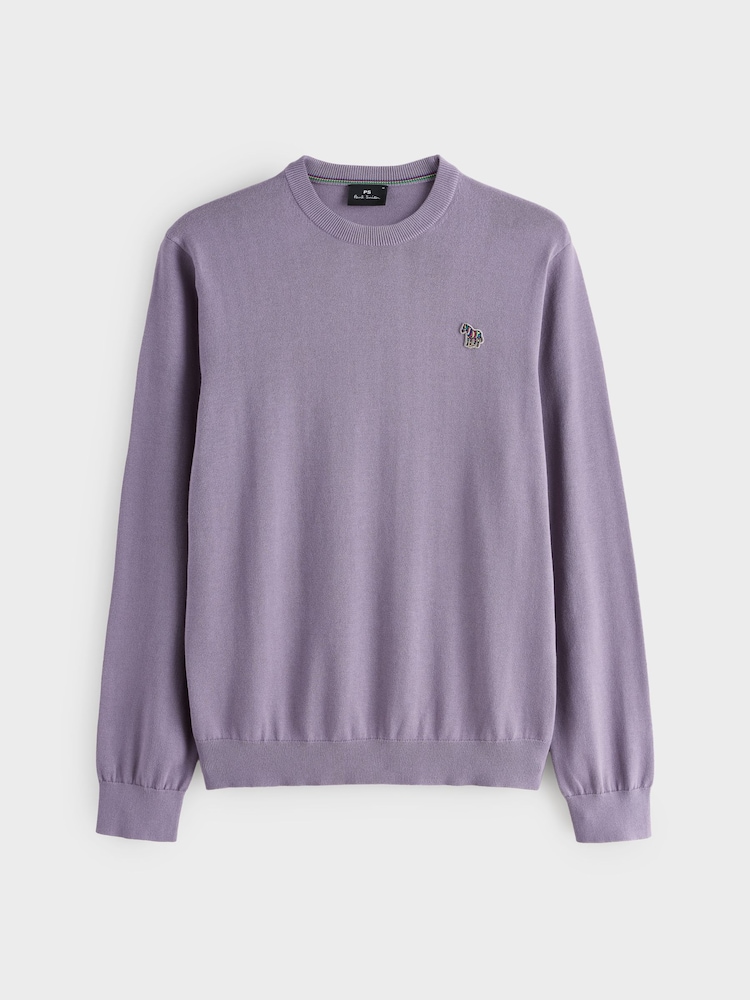 PS Paul Smith Purple Crew Neck Jumper - Image 5 of 5