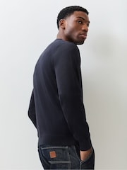 PS Paul Smith Blue Crew Neck Jumper - Image 3 of 5