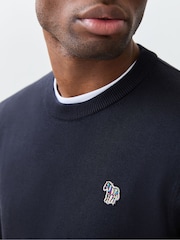 PS Paul Smith Blue Crew Neck Jumper - Image 4 of 5