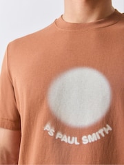 PS Paul Smith Brown Sun Graphic Print T-Shirt - Image 4 of 7