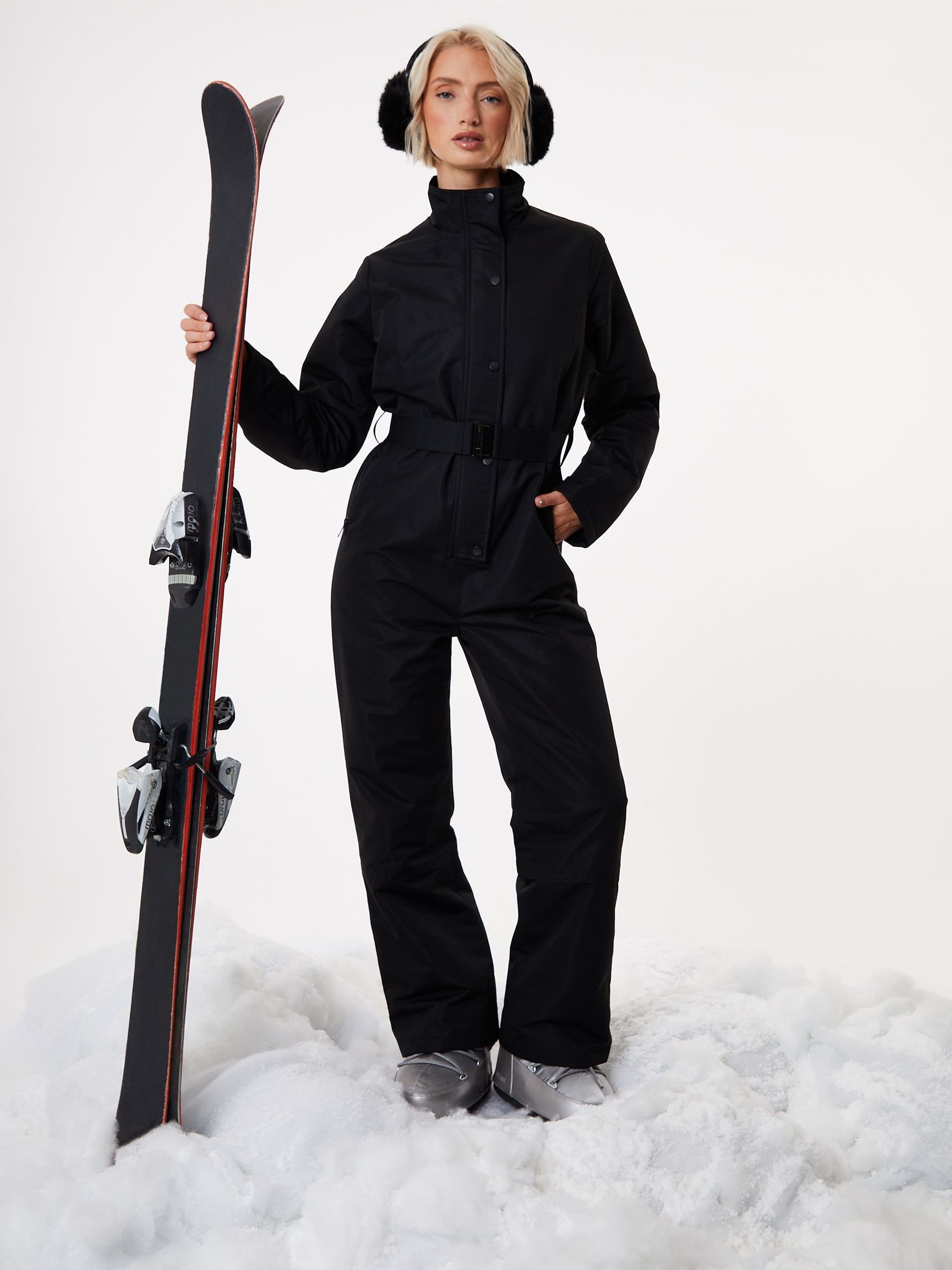 Buy Threadbare Black Ski Jumpsuit from Next USA