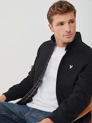 Negro - Lyle & Scott Cotton Harrington Jacket - Imagen 4 de 7