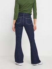 PixieGirl Petite Blue Seam Front Flared Jeans - Image 3 of 4