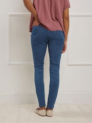 M&Co Blue Mid Wash Stretch Jeggings - Image 4 of 4