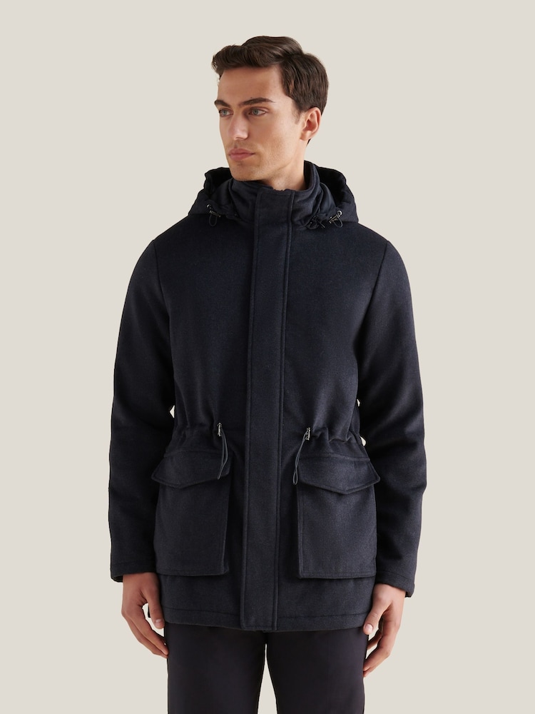 Peckham Rye Wool Blend Padded Parka - Imagem 1 de 11 Peckham Rye Wool Blend Padded Parka - Imagem 1 de 11